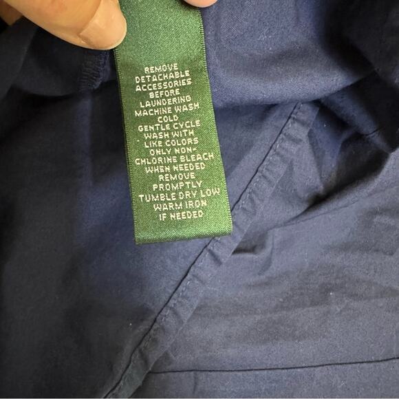 Lauren Ralph Lauren Color Block Dress with Rope Style Belt - Size M - Picture 13 of 15